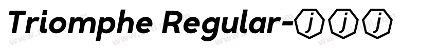 Triomphe Regular字体转换